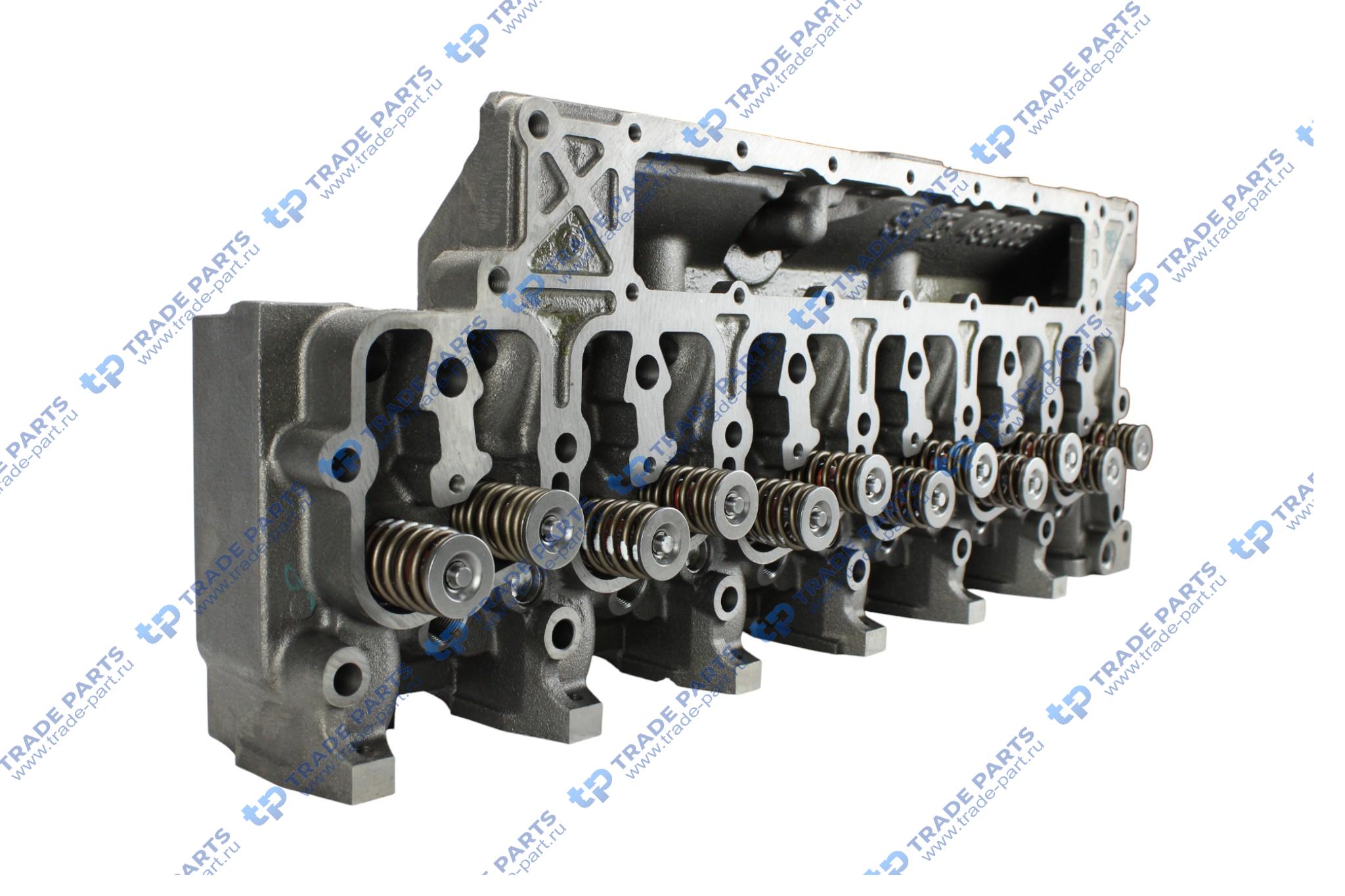 Реальная фотография головка блока цилиндра в сборе с клапанами 6bt  3966454 huatai