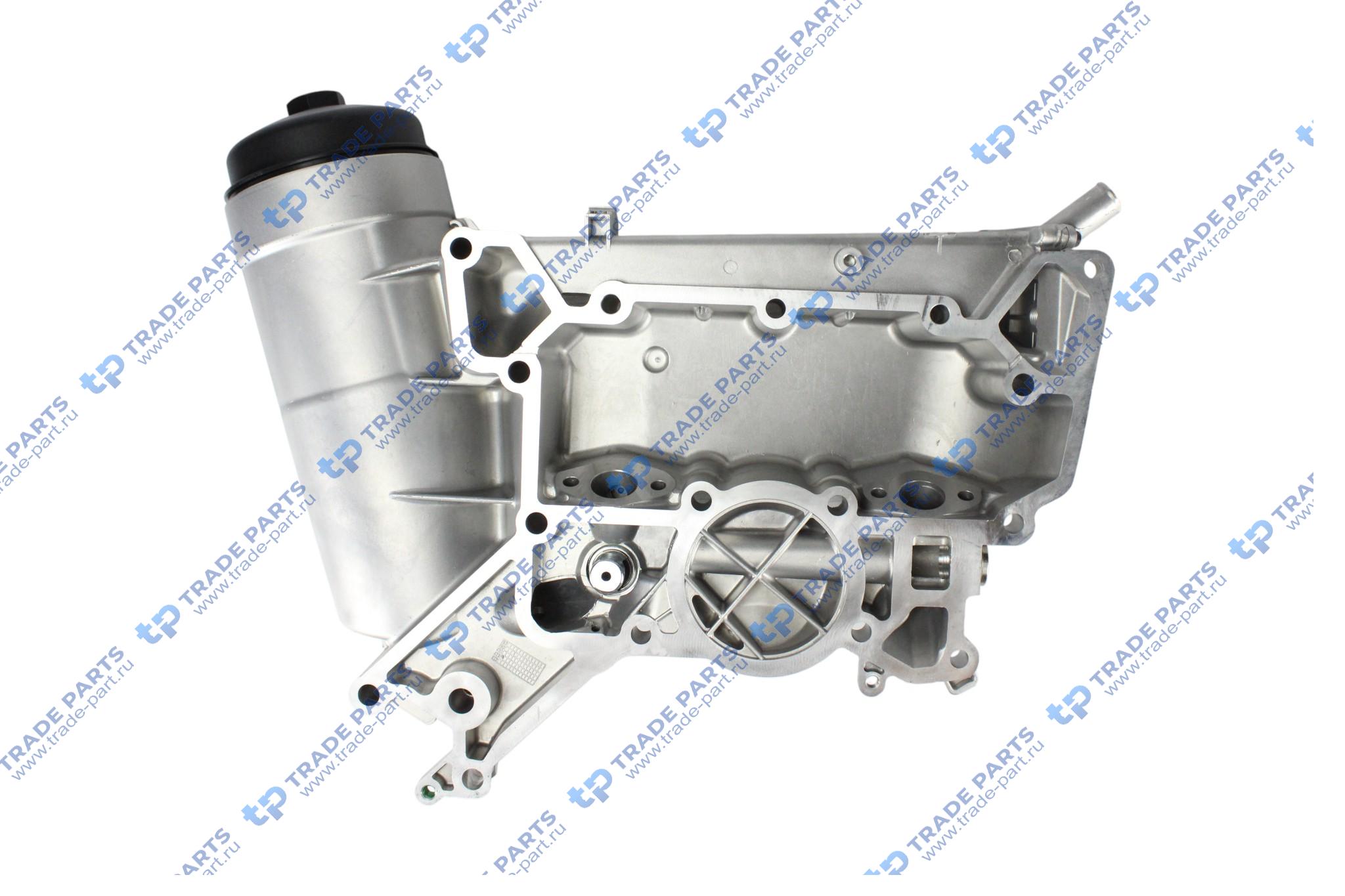 Реальная фотография корпус масляного радиатора mb om 501/502 la