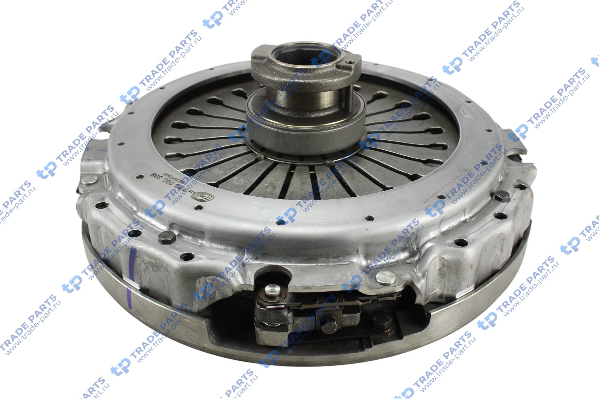 Реальная фотография корзина сцепления mb om501la, om502la, om541la g330-12 powershift amt 400 mm. twin disc