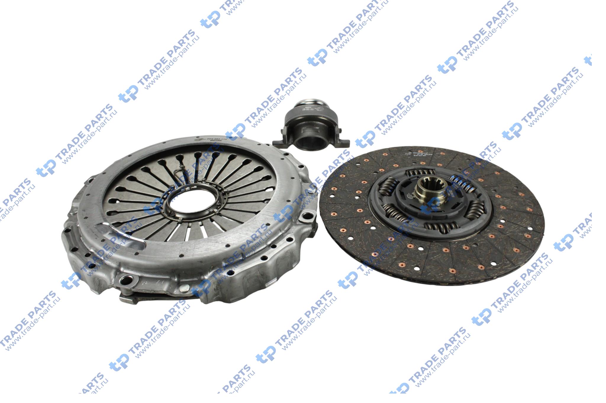 Реальная фотография комплект сцепления ford cargo ecotorq 9,0 zf 9s1310 430 mm.