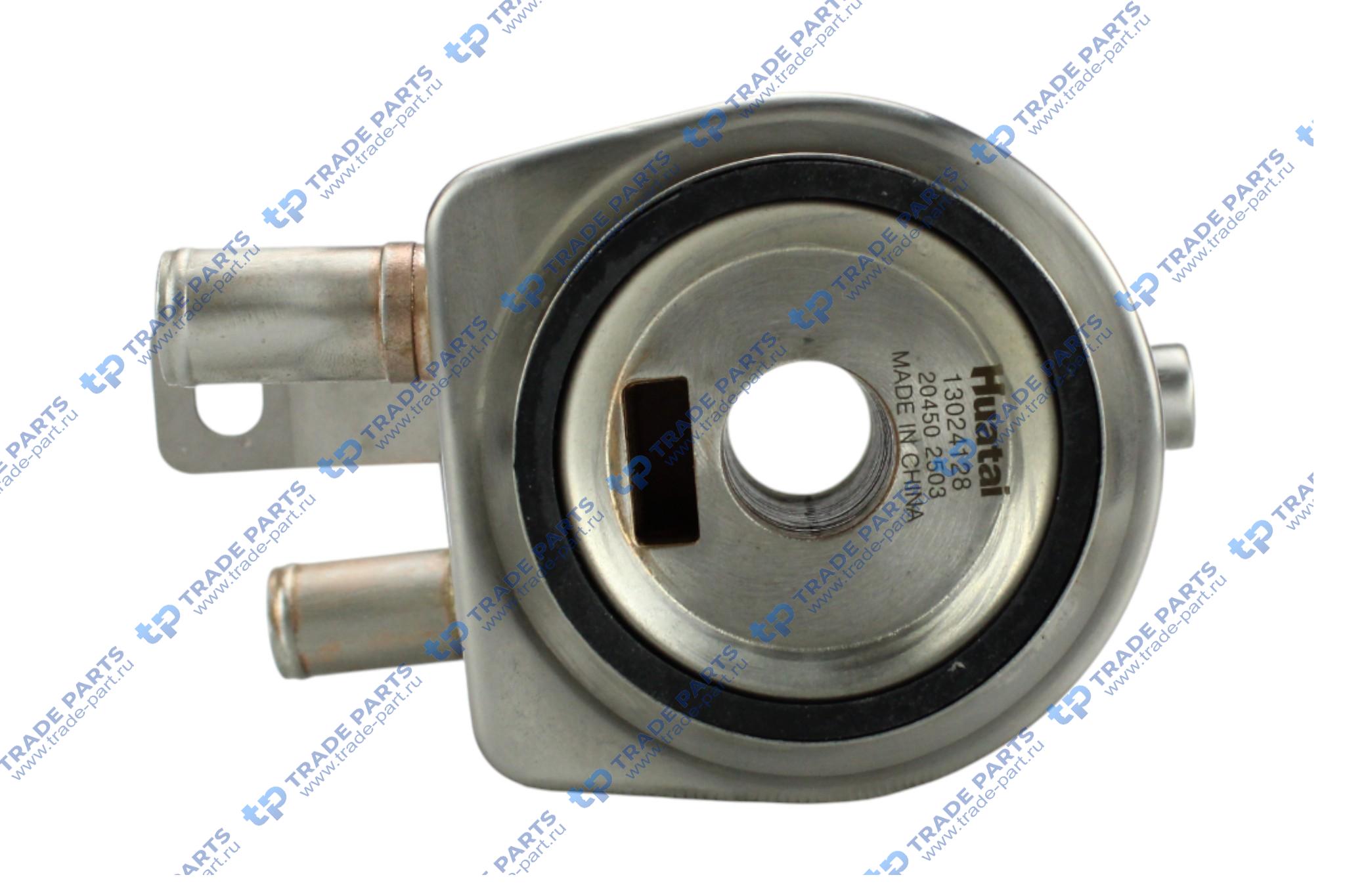 Реальная фотография маслоохладитель (теплообменник) 13024128/4110000054085/13026104 deutz 226b huatai