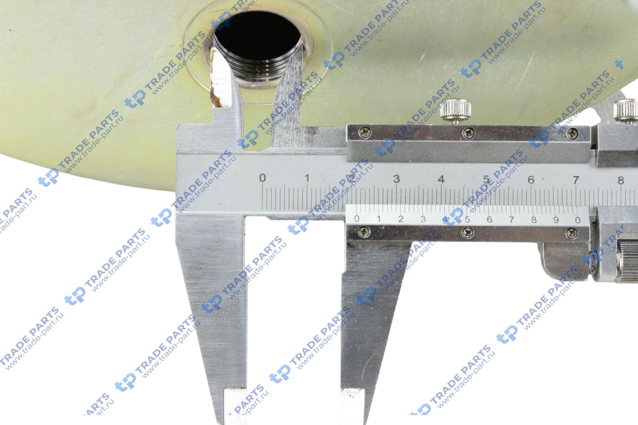 Реальная фотография пневмоподушка с пластиковым стаканом (высота стакана - 220мм) saf