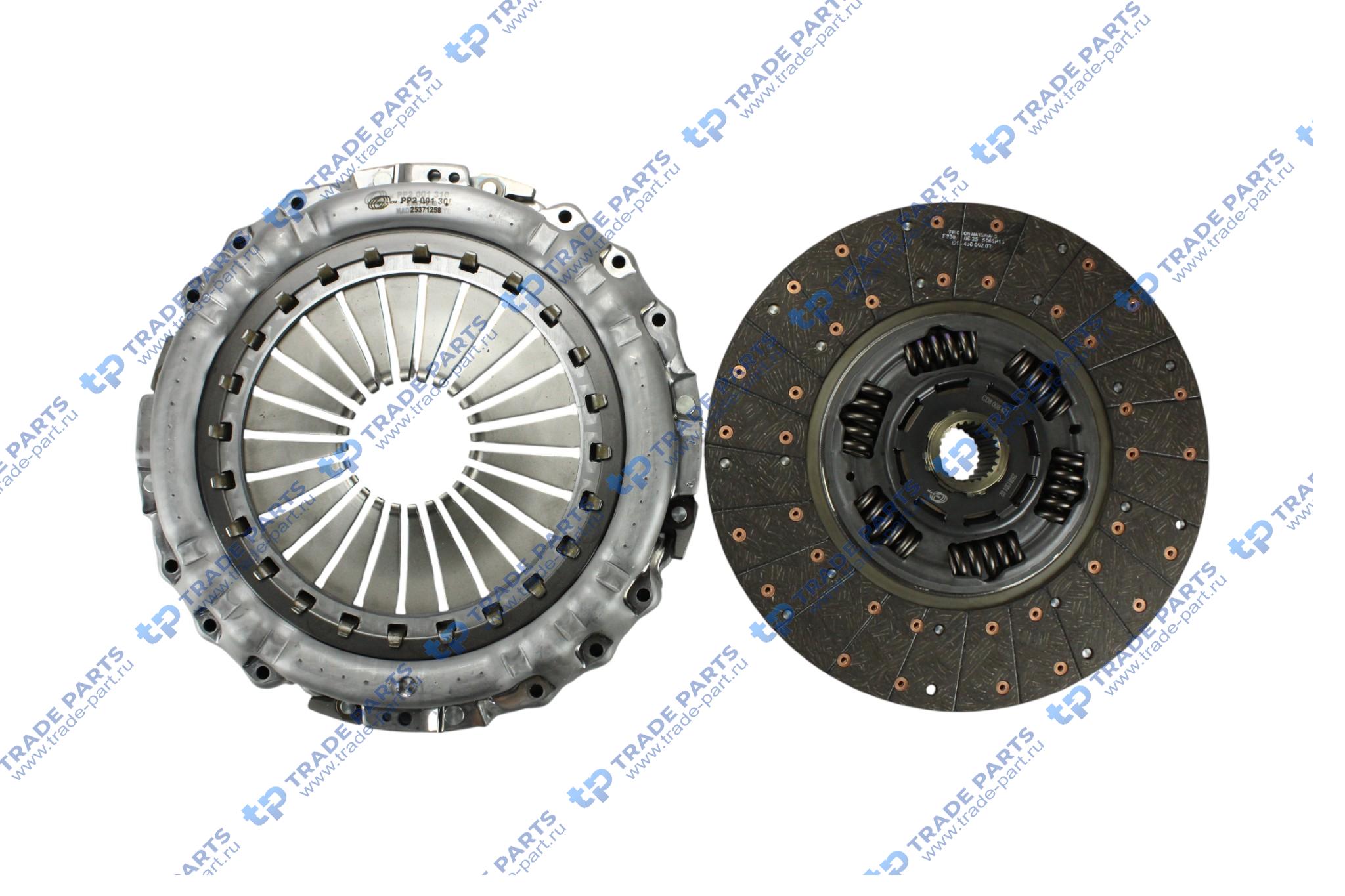 Реальная фотография комплект сцепления без выжимного renault gamme t, gamme k, gamme c (euro 5), gamme d (euro 6)