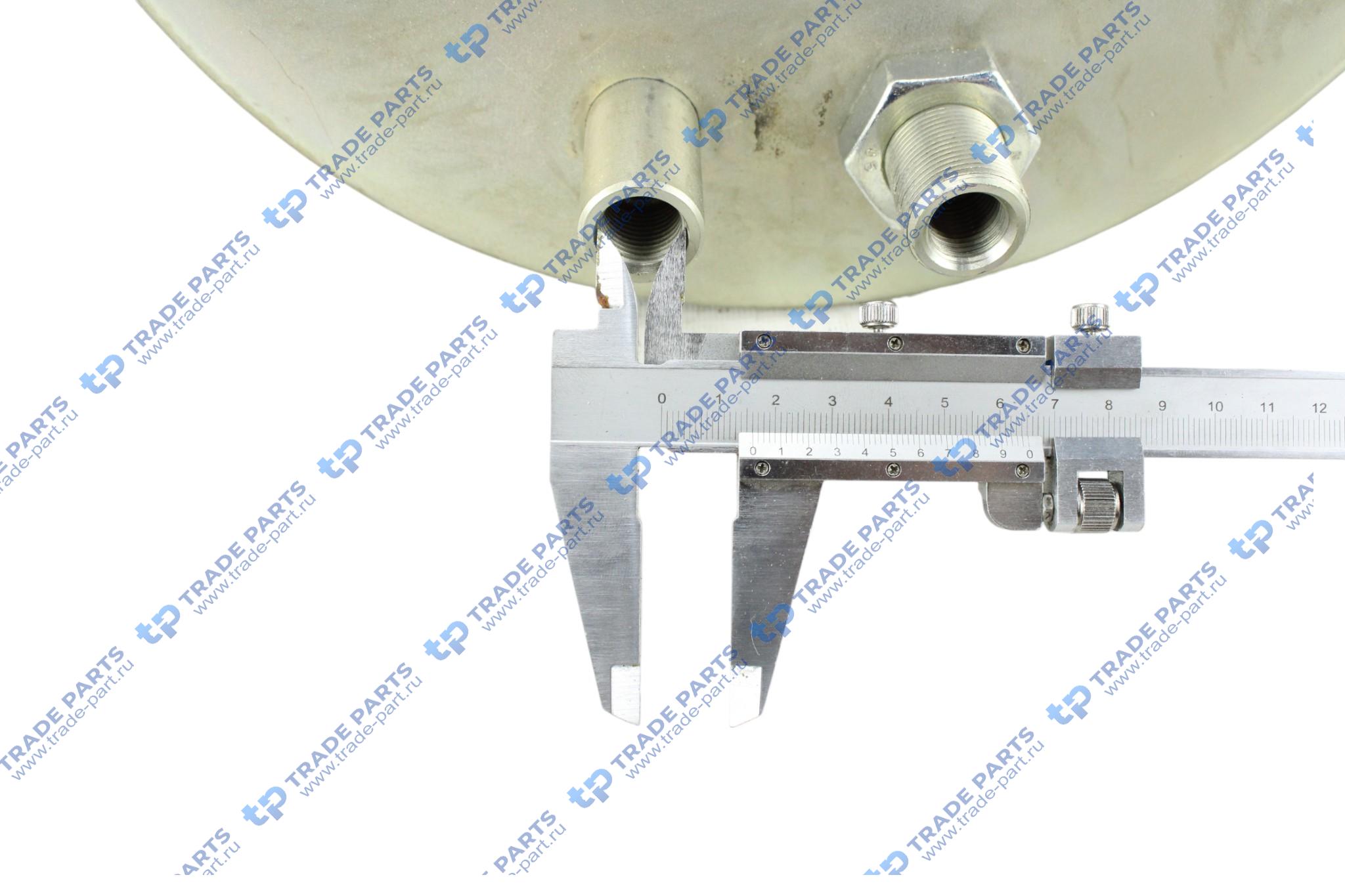 Реальная фотография пневморессора renault (со стаканом) (1шп.m16, 2шп-штуцер m16+m24мм)