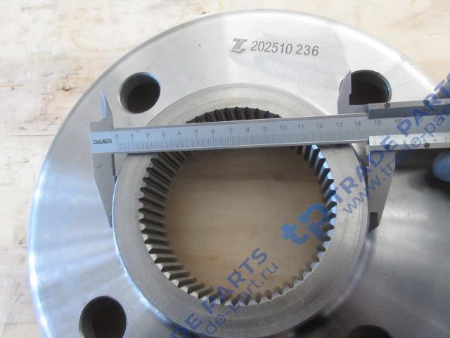 Реальная фотография шестерня солнечная z=67;55 шлицов на 4 сателлита sdlg 956v