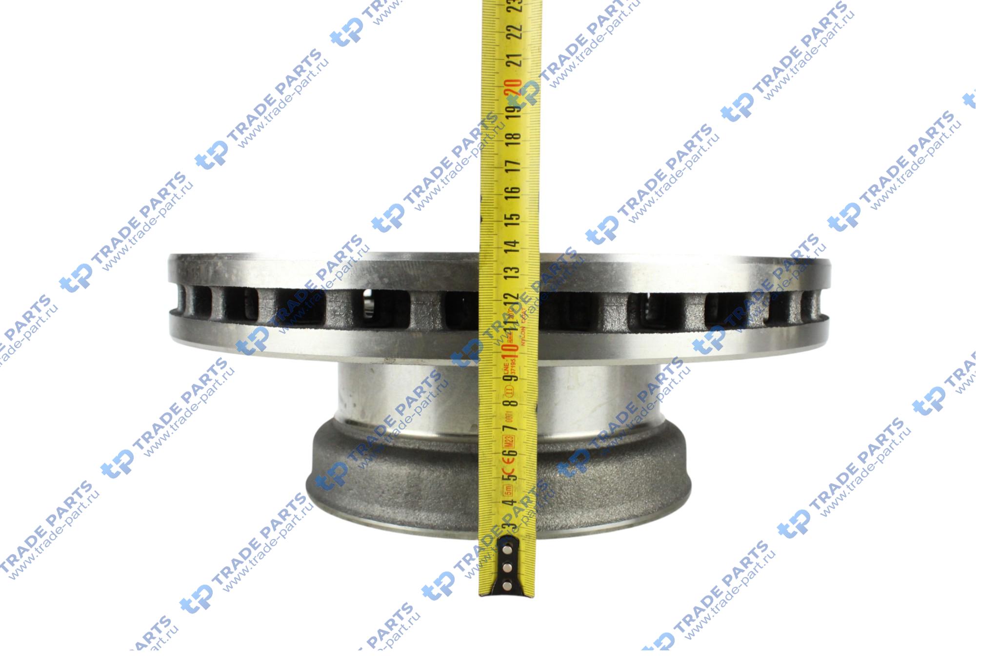 Реальная фотография диск тормозной mercedes atego задний (377/176х45/138 8n m14х1.5мм) пр-во турция