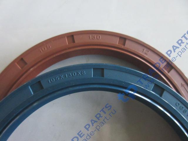 Реальная фотография сальник фланца кпп hw25712xst для хово t5g и ситрак c7h 105x130x12 мм