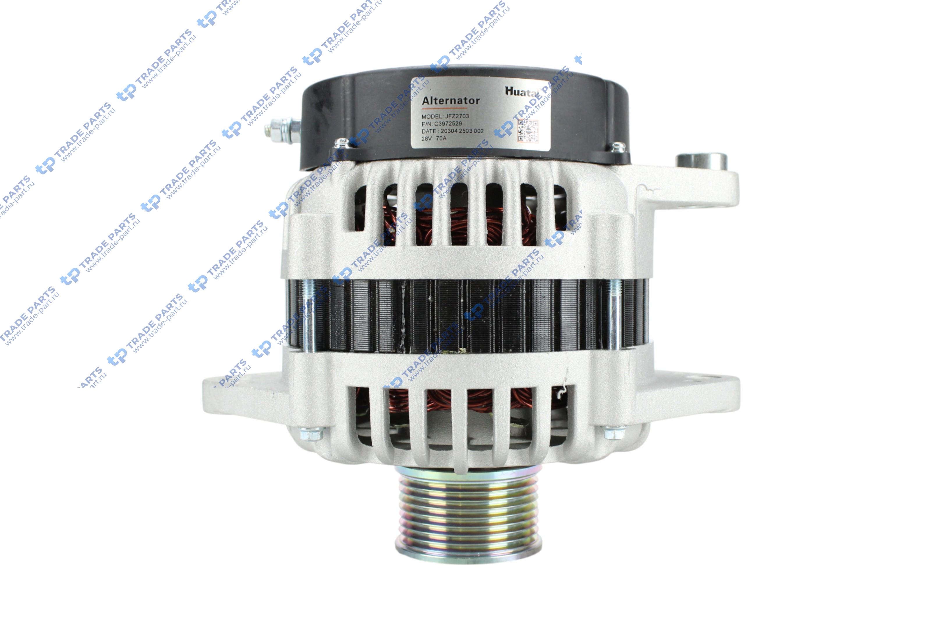 Реальная фотография генератор 28v  70a isle 6bt huatai