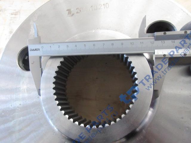 Реальная фотография шестерня солнечная бортового редуктора 45 зубов 57 шлицов под 3 сателита liugong clg835,clg836