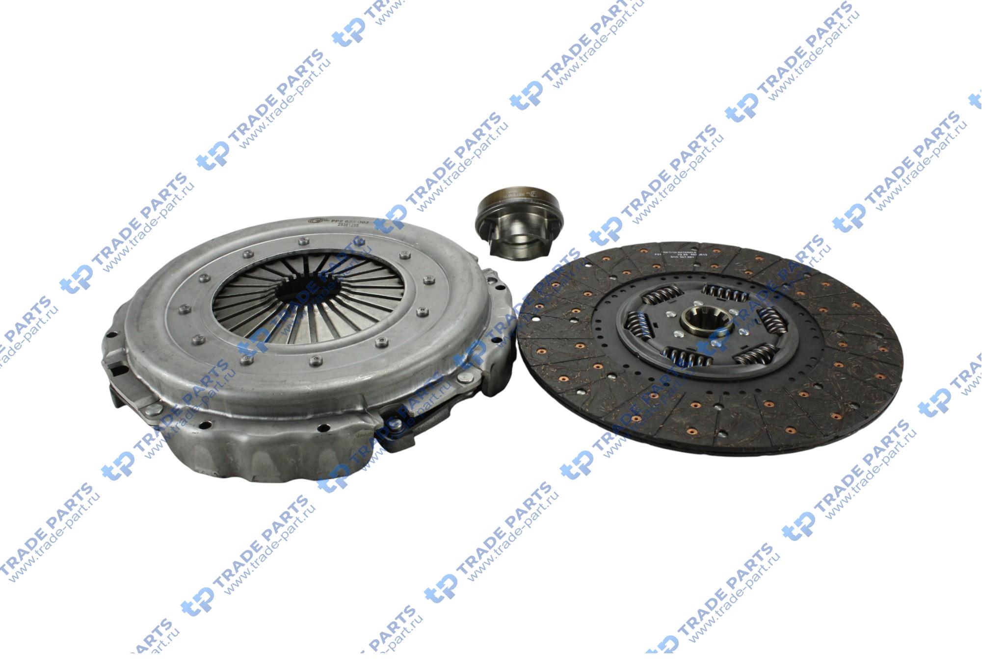 Реальная фотография комплект сцепления 395 mm z=10 rvi midlum premium 2, volvo fe