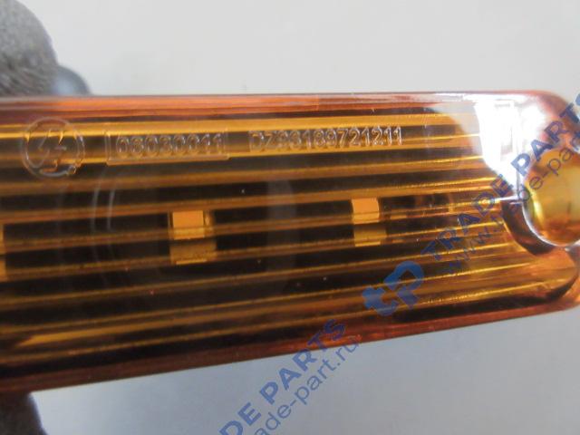 Реальная фотография фонарь аварийного знака автопоезда shacman x6000 желтый