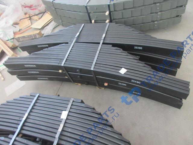 Реальная фотография рессора задняя f3000 12 листов 25x90