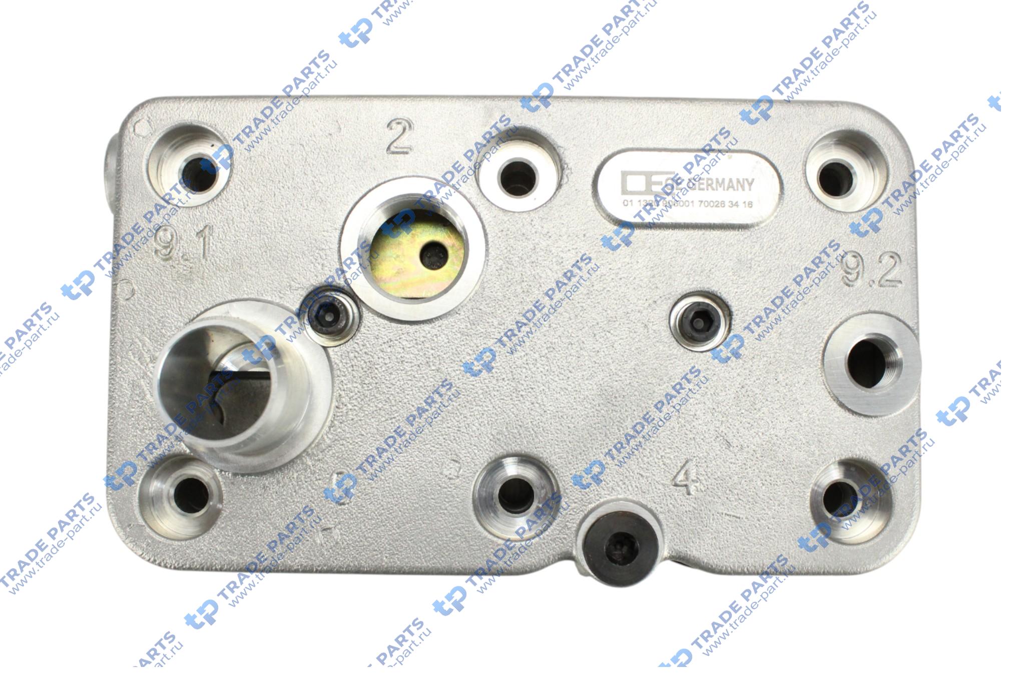 Реальная фотография головка компрессор 2-х цилиндровый  mb m 447 hlag om 457/460 hla/la om 906/926 hla/la