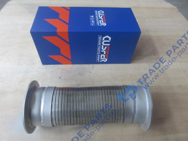 Гофра глушителя Евро4 D=135 d=100 L=285 (с двух сторон под хомут) SHAANXI DZ95259540008