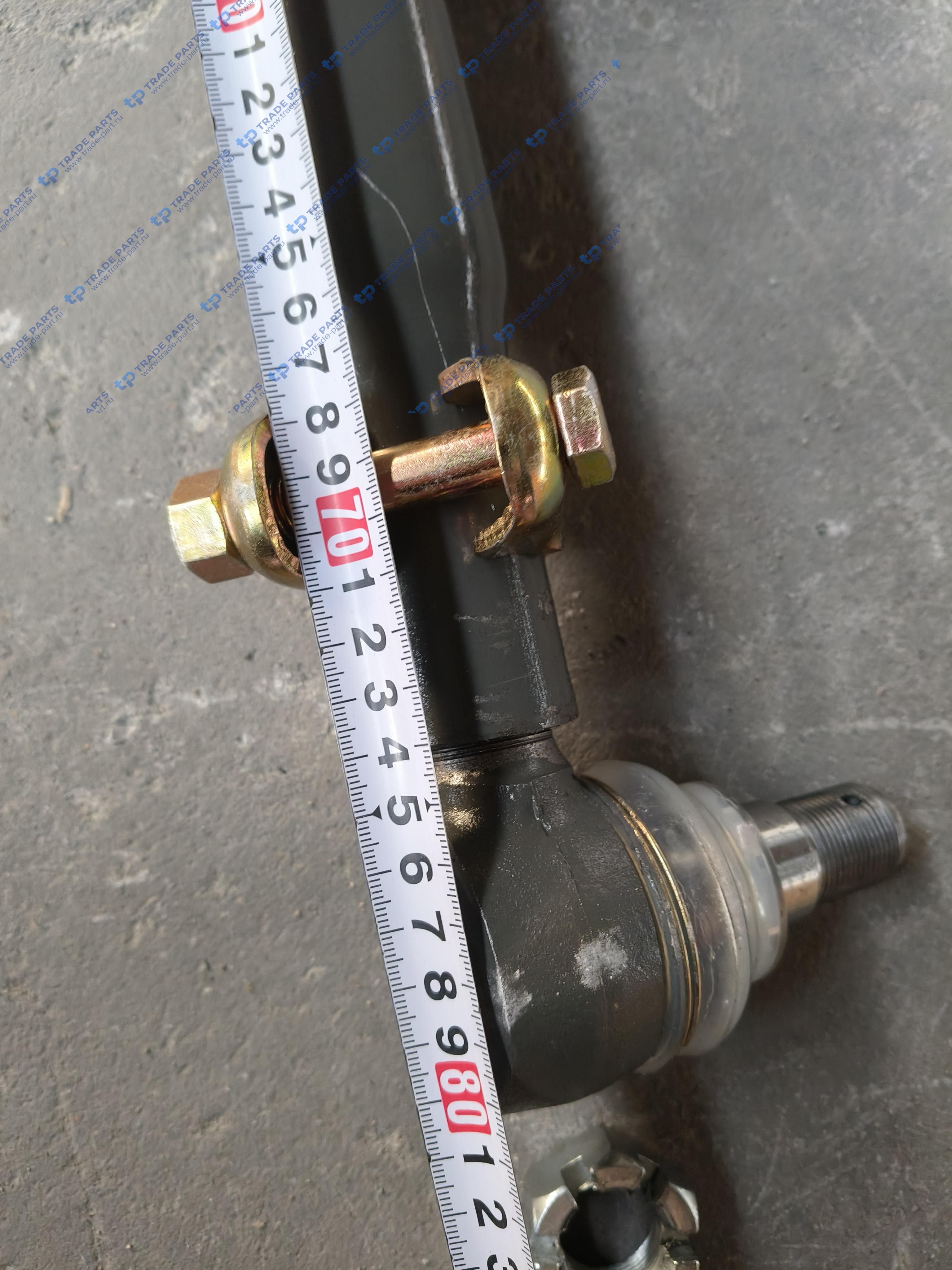 Реальная фотография тяга рулевая продольная для самосвалов sitrak c7h и howo t5g (tx 8x4) [прямая]