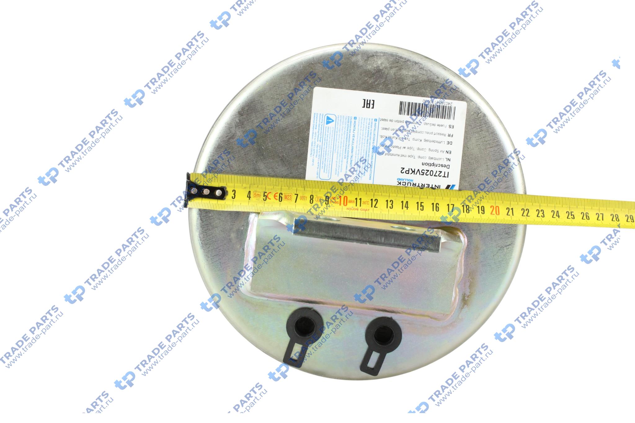 Реальная фотография пневморессора с пластиковым стаканом iveco stralis