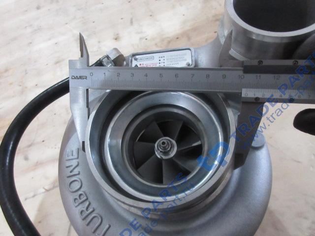 Реальная фотография турбокомпрессор j6 350 л.с. faw-3252 hx40w 2011 5 болтов d=100mm