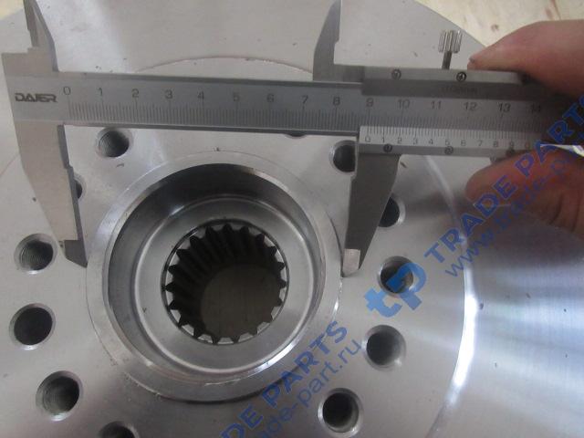Реальная фотография фланец передний выходного вала 14 болтов кпп sdlg нового образца