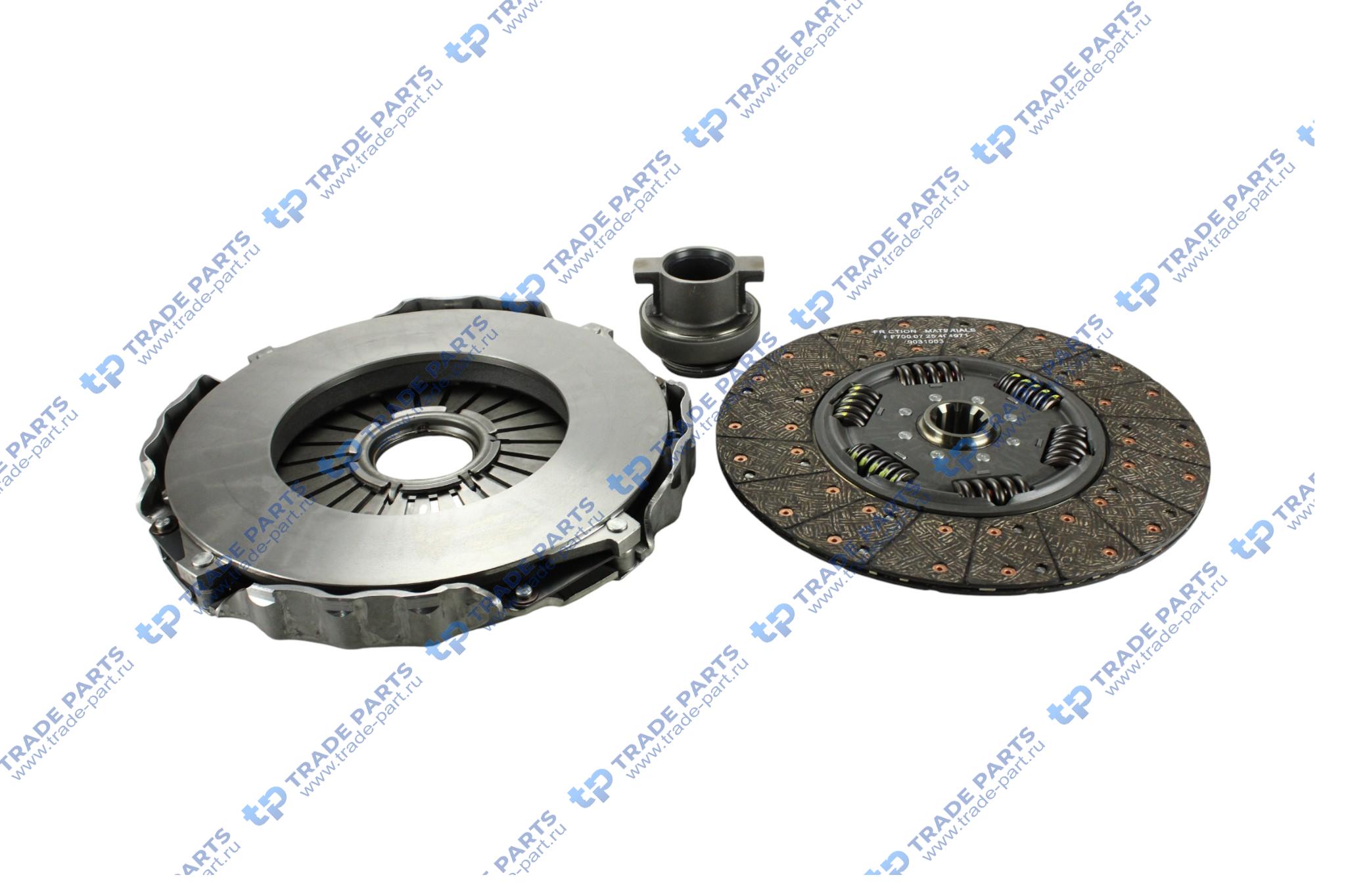 Реальная фотография комплект сцепления ford ecotorq 12,7 zf 16s2230 430 mm.