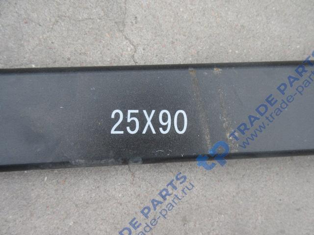 Реальная фотография лист №2 задней рессоры faw j6 3310/3250