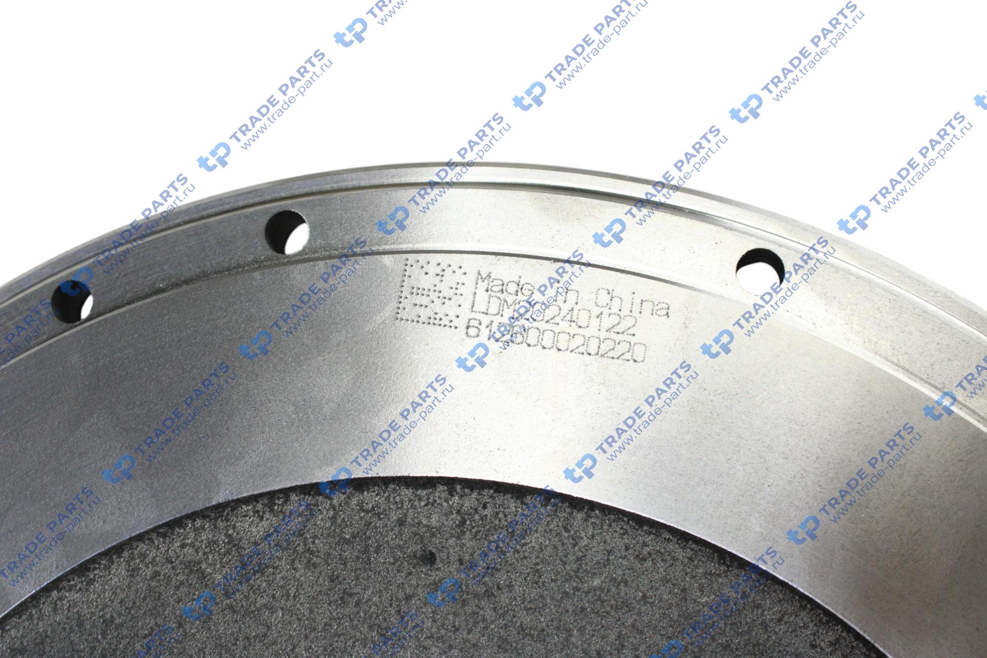 Реальная фотография маховик wd615 евро2 без венца howo 612600020220