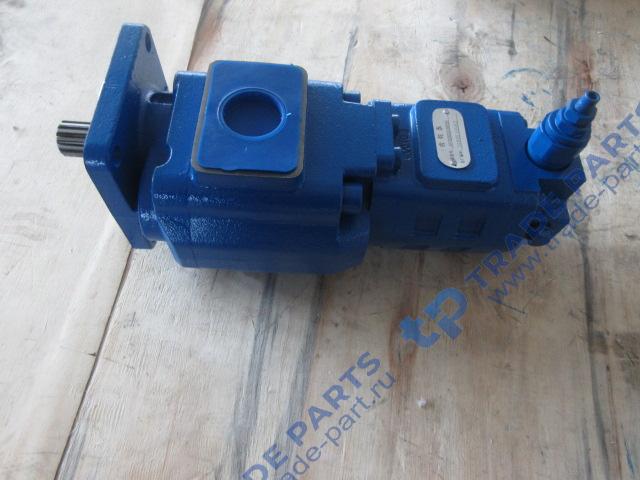 Реальная фотография насос гидравлический jhp2100/gj0010c-xf сдвоенный 14шлицов