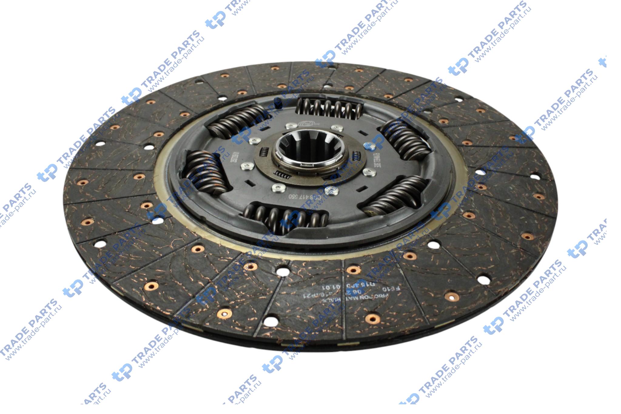 Реальная фотография диск сцепления ford ecotorq 12,7 zf 16s2230 400 mm. twin disc