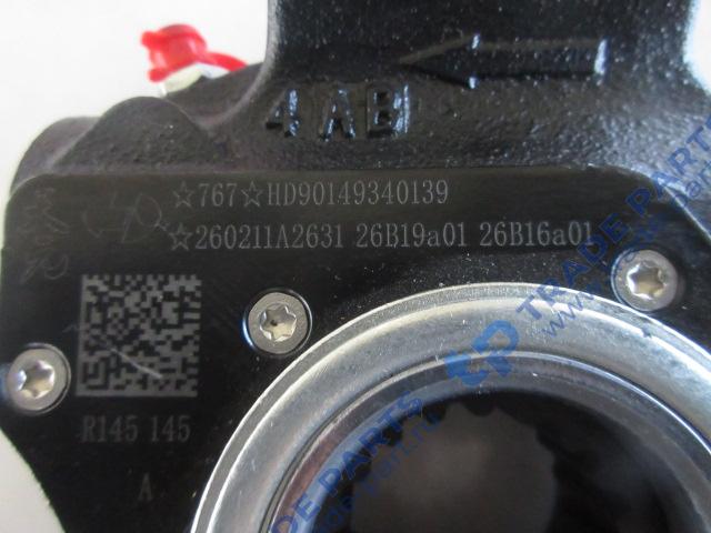 Реальная фотография трещетка тормозная задняя левая 19 шлицов shaanxi x3000 качество о