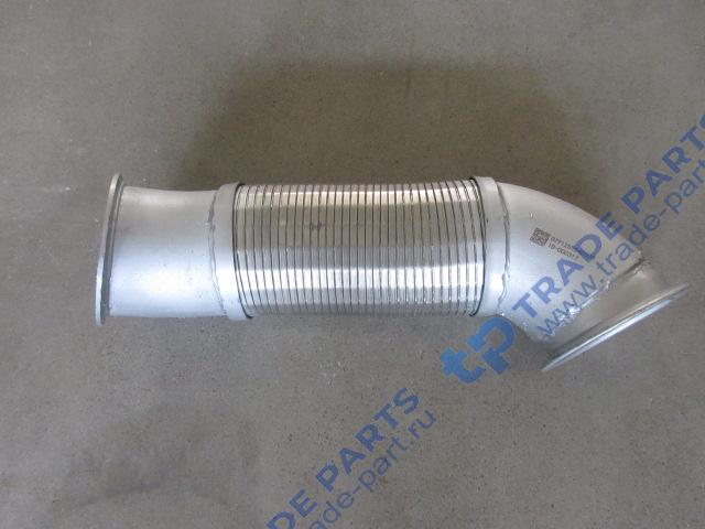 Гофра выхлопной системы D=120 L=570 с изгибом (под хомут)