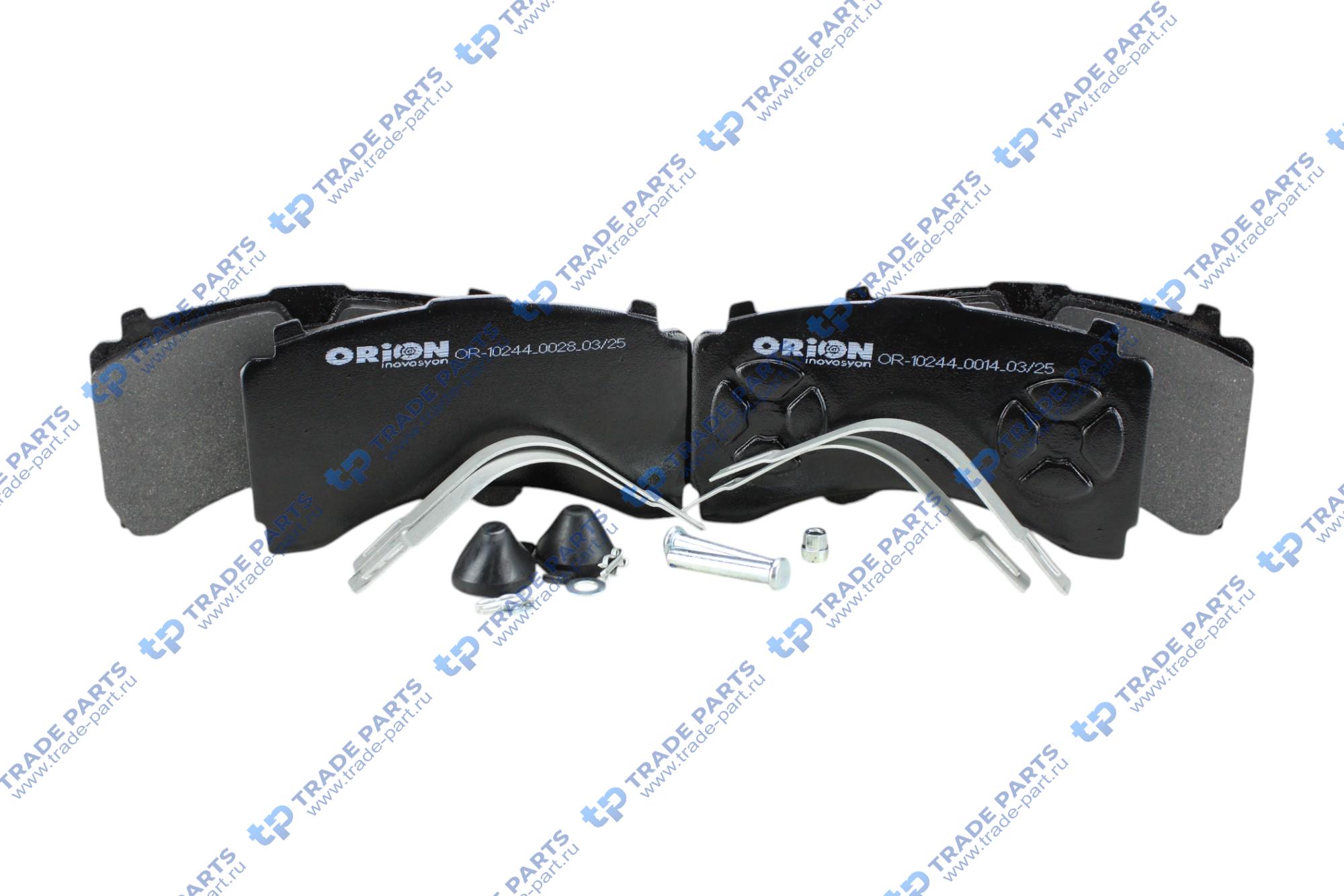 Колодки тормозные 29244 MB Actros MP3/MP4, Axor задние пр-во ТУРЦИЯ
