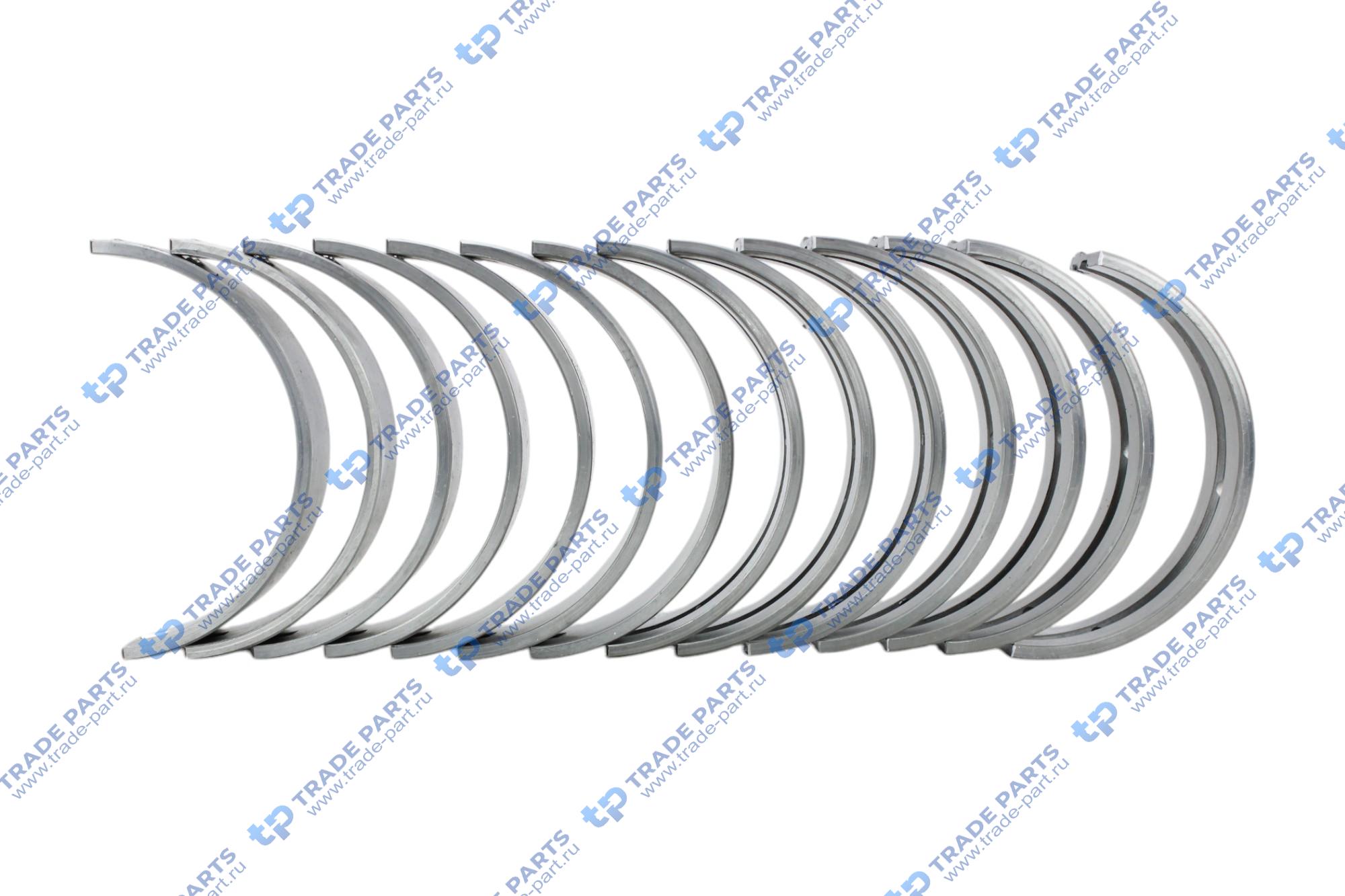 Вкладыши WD615 Евро2-3 коренные STD (комплект 14 шт.) качество SHAANXI O.E.M.