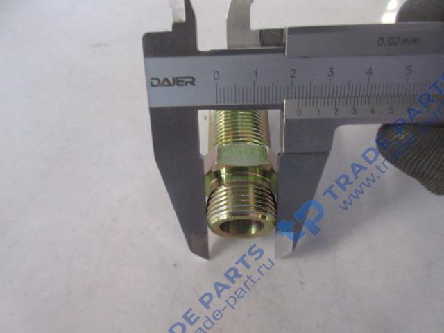 Реальная фотография штуцер прямой м22*1,5/м22*1,5 howo t5g, sitrak c7h