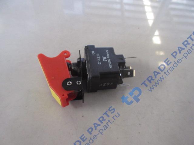 Реальная фотография аварийный выключатель питания внутренний howo t5g, sitrak c7h