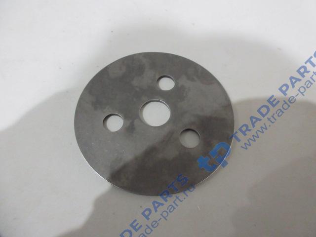 Реальная фотография шайба упорная промежуточной шестерни грм (3 отверстия) faw j6 качество о