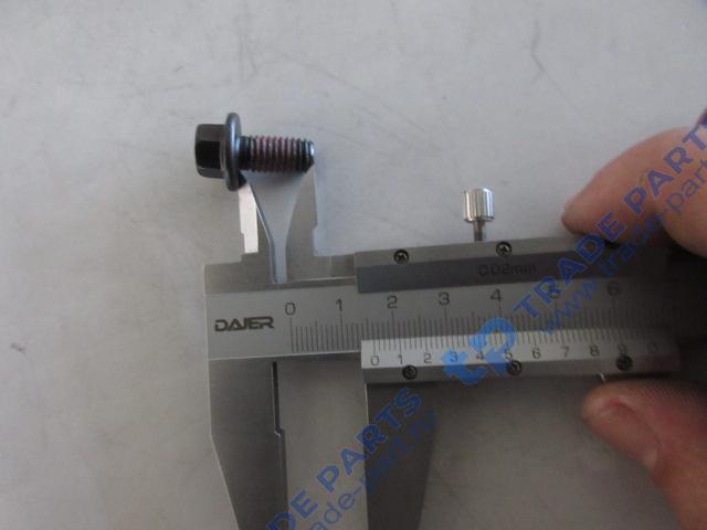 Реальная фотография болт крепления крышки картера шестерен распределительного вала m8*1.25*16 качество о