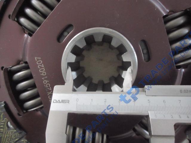 Реальная фотография диск сцепления d=430 втулка d=52.5, z=10 wp13 x3000