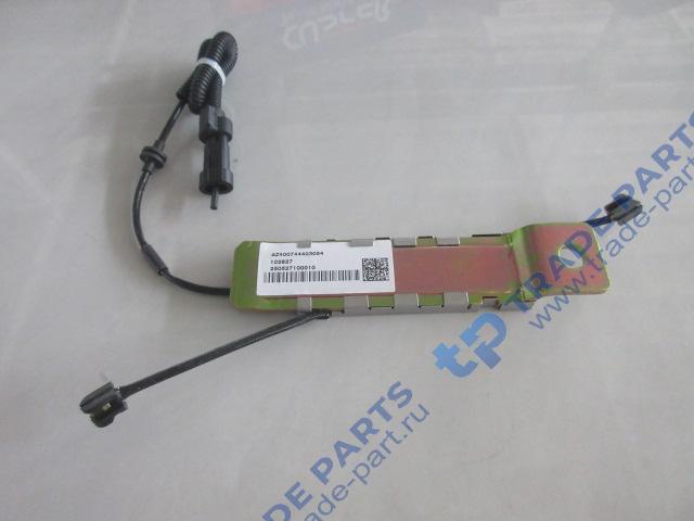 Реальная фотография датчик износа колодок с прижимной пластиной sitrak перед./зад. качество о