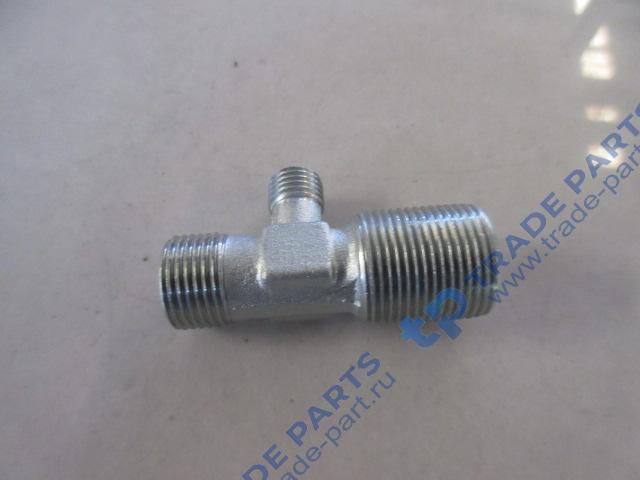 Реальная фотография штуцер пневматический т-образный с наконечником m22x1,5 / m12x1,5 / m18x1,5 howo t5g, sitrak c7h