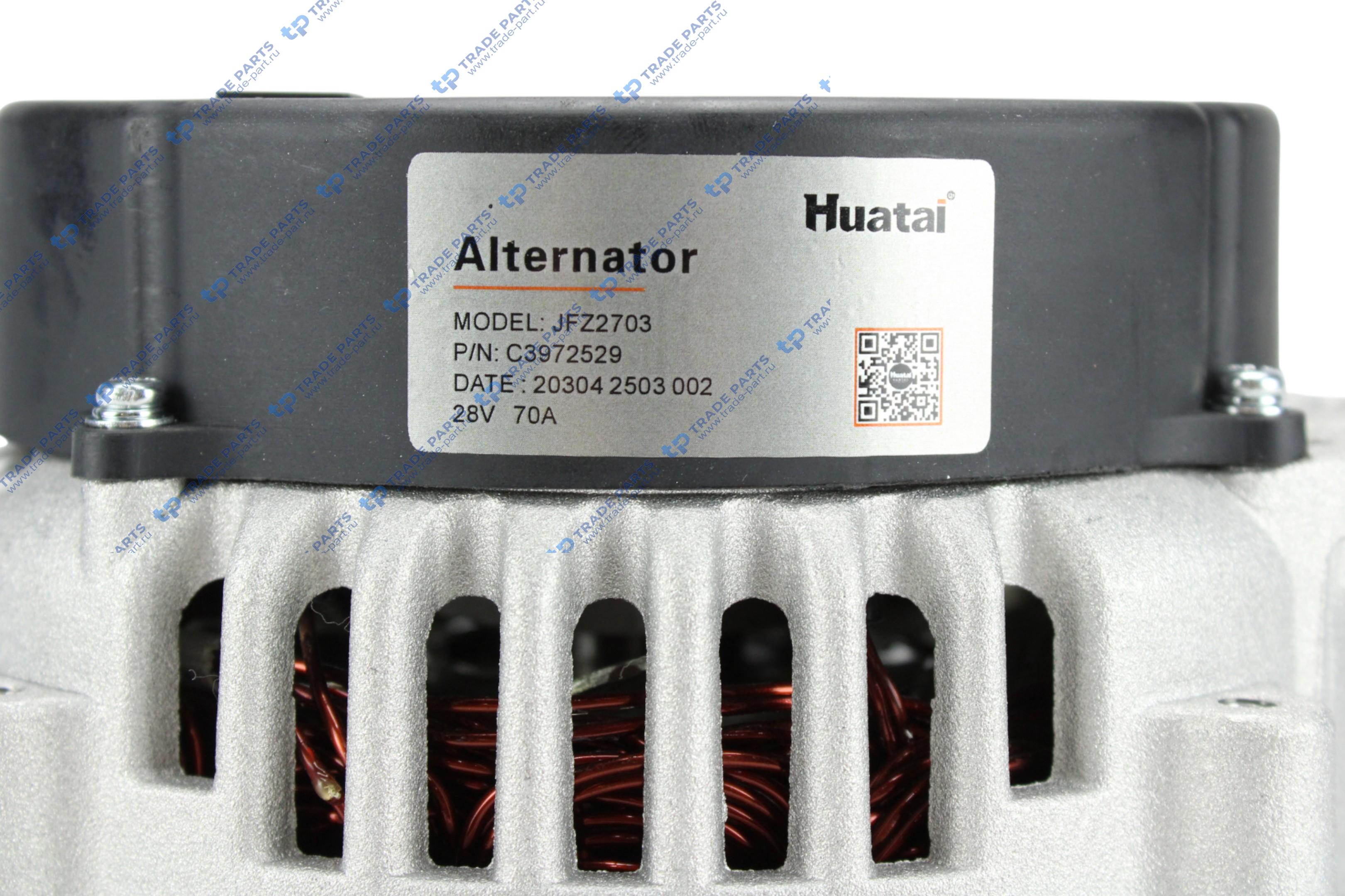 Реальная фотография генератор 28v  70a isle 6bt huatai