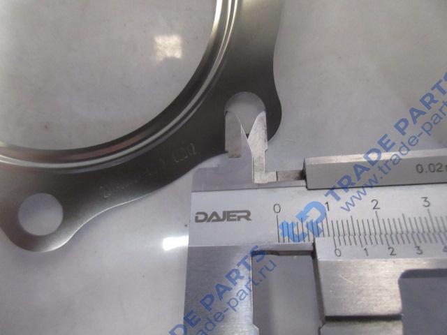 Реальная фотография прокладка ткр выпускная (круглая) мс11/мс13 качество о