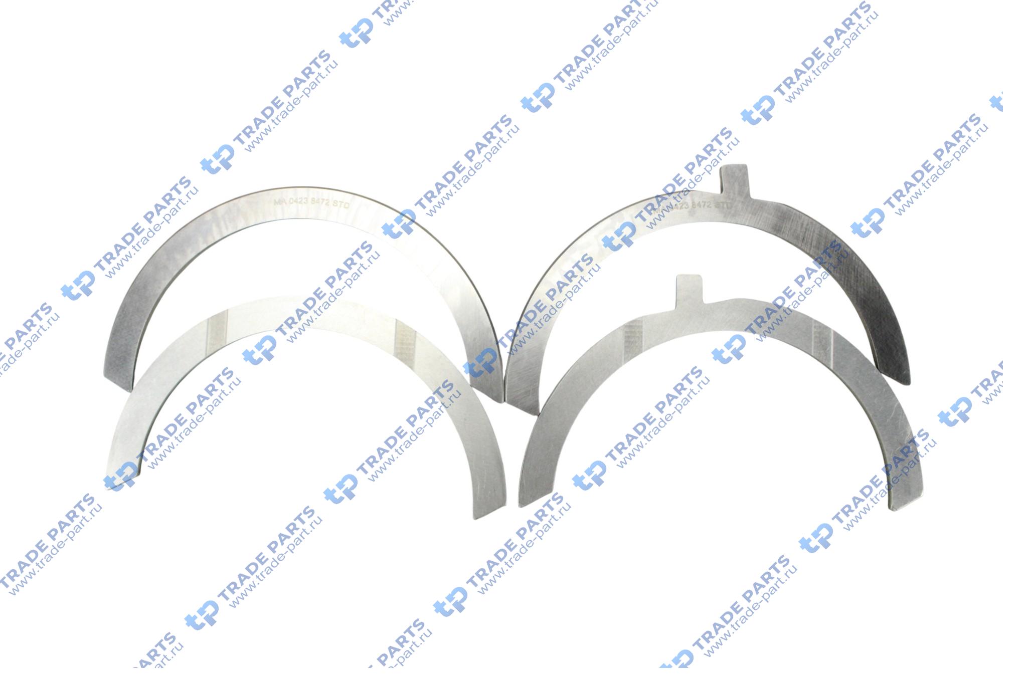 Реальная фотография полукольца упорные коленвала, std, пара om471la