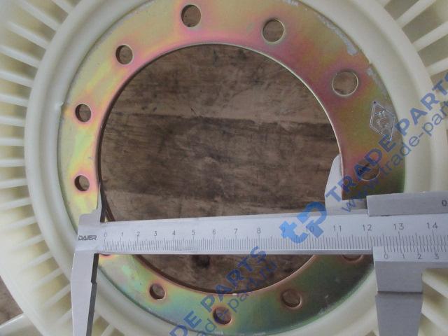 Реальная фотография крыльчатка вентилятора d=640 10 лопастей с ободом howo vg2600060446