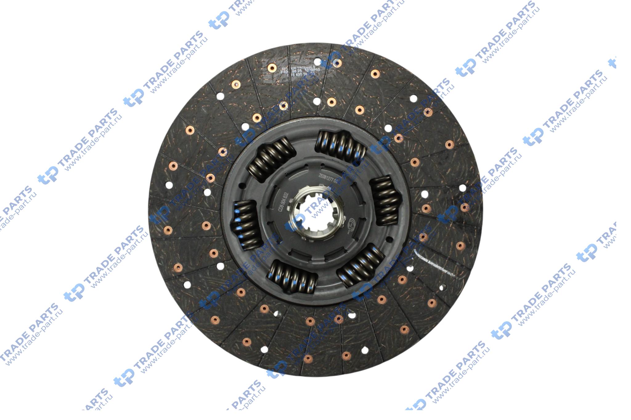 Реальная фотография комплект сцепления mb om441, om442 g155 430 mm.