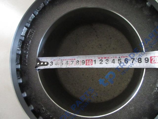 Реальная фотография диск тормозной задний d430 sitrak c7h