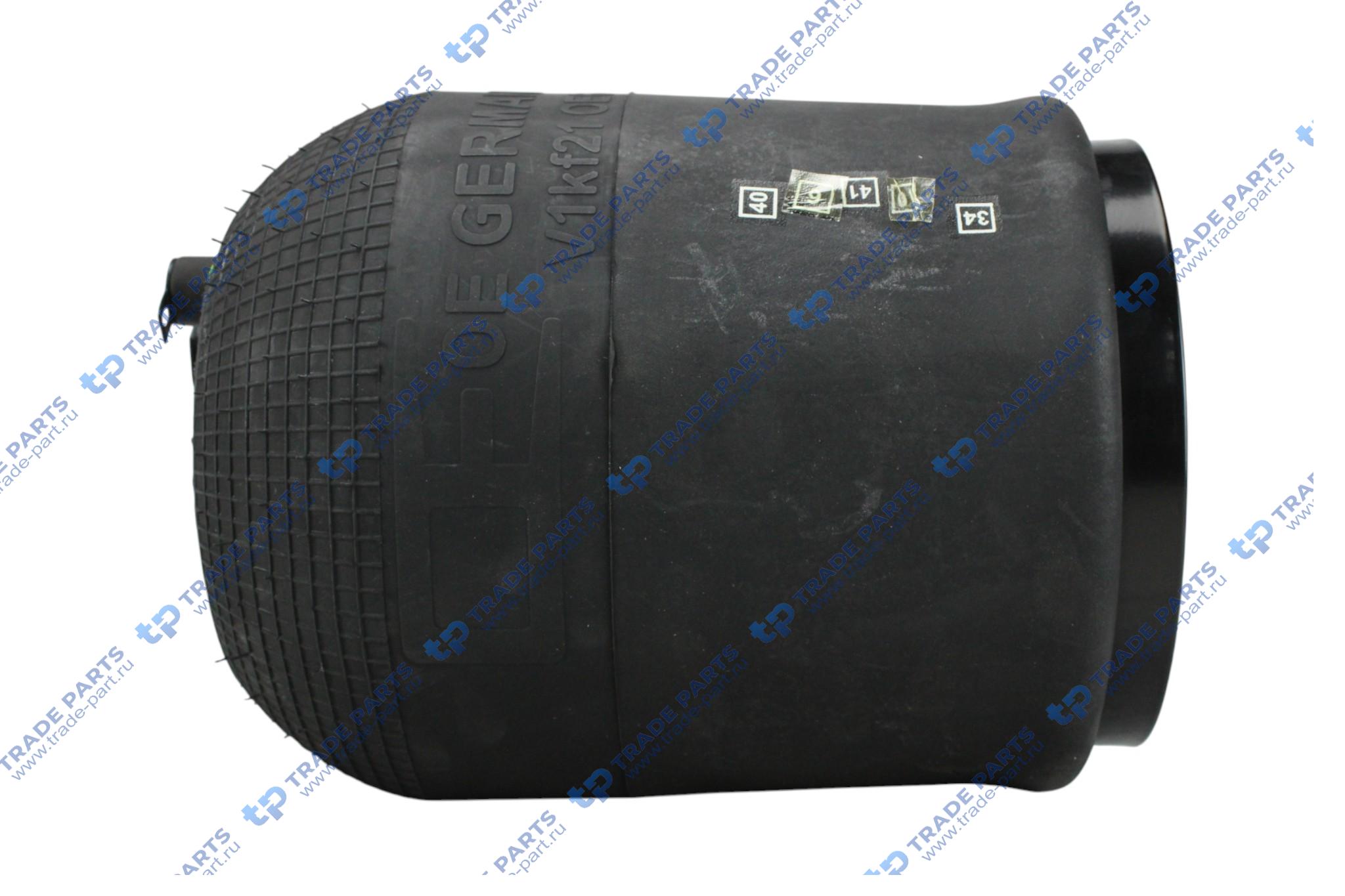 Реальная фотография рессора пневматическая со стаканом; (1 штуц. возд. / 1 отв.); стакан ø200; actros