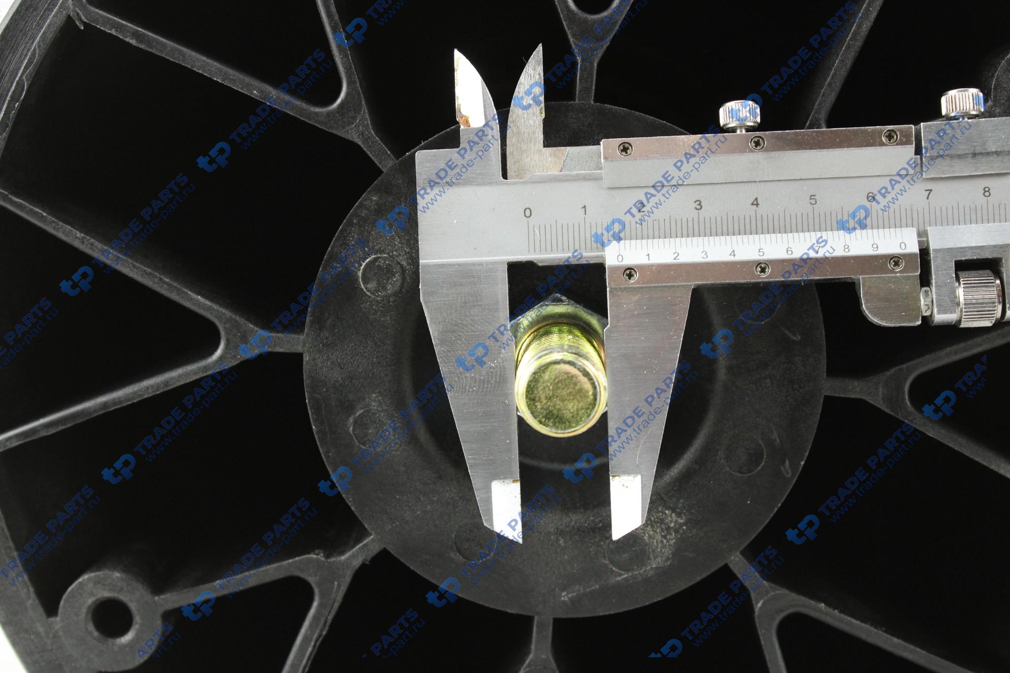 Реальная фотография пневмоподушка с пластиковым стаканом (высота стакана - 220мм) saf