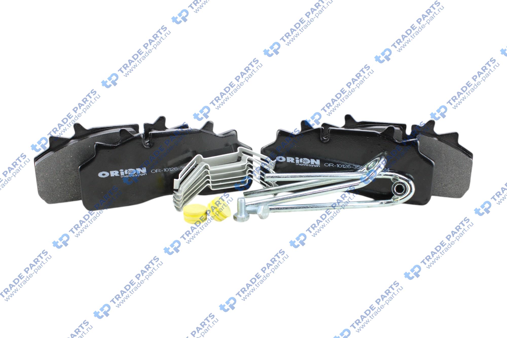 Колодки тормозные 29126 / 29159 SAF SKRB 9019W (Wabco PAN19) пр-во ТУРЦИЯ