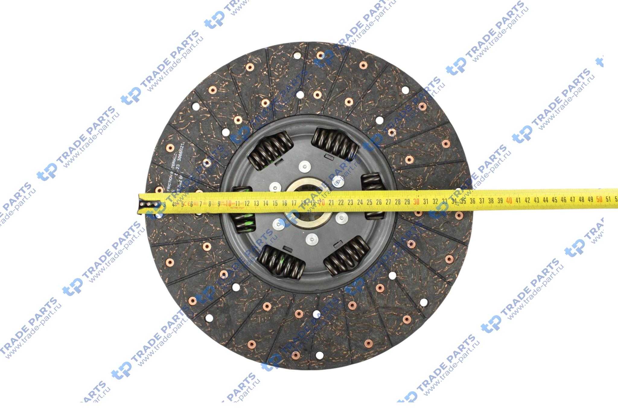 Реальная фотография диск сцепления man d0824lfl zf 6s-850 362 mm.