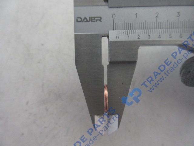 Реальная фотография шайба медная под форсунку faw