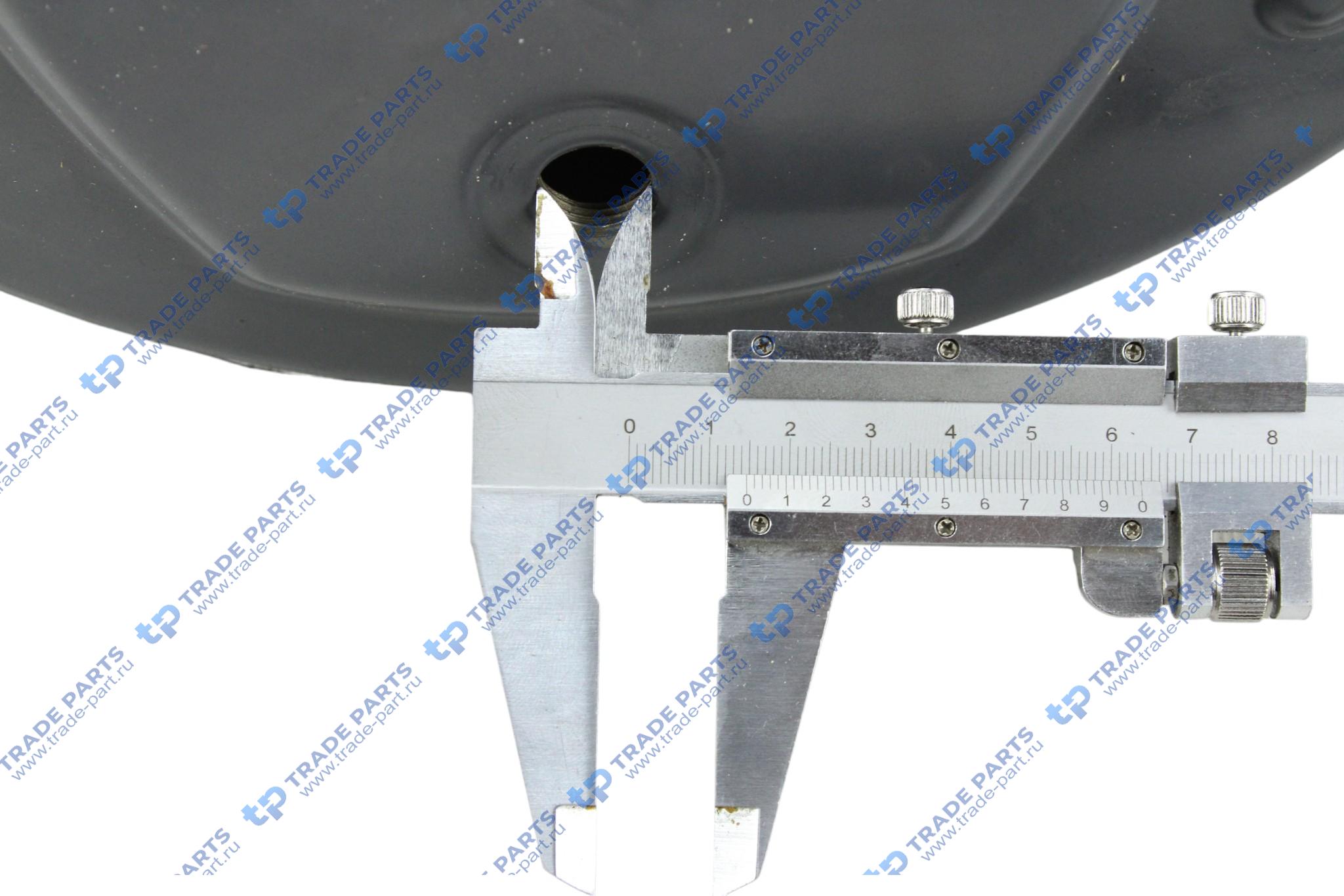 Реальная фотография пневморессора scania r series (металлический стакан) (2 штыря d=12мм, 1 отв. м16х1.5мм)